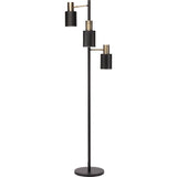 Nuevo Lucca Lighting | Black Steel Metal