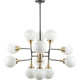 Nuevo Bella Lighting | Gold White Glass
