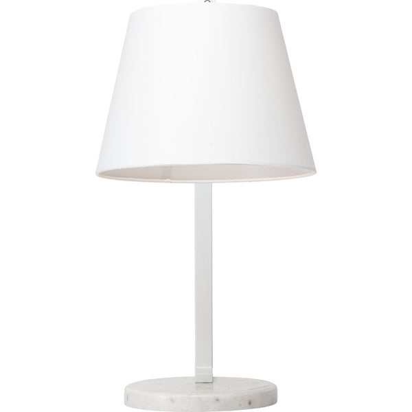 Nuevo Beton Lighting Desk Lamp | White Polycotton Fabric