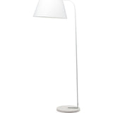 Nuevo Beton Lighting Floor Lamp | White Polycotton Fabric