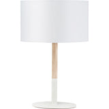 Nuevo Monroe Lighting | White Polycotton Fabric