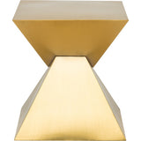 Nuevo Giza Steel Side Table | Gold
