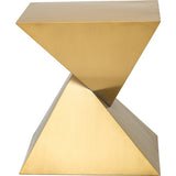 Nuevo Giza Steel Side Table | Gold