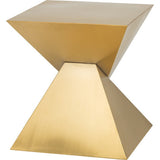 Nuevo Giza Steel Side Table | Gold