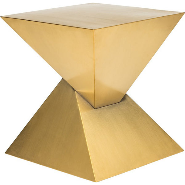 Nuevo Giza Steel Side Table | Gold