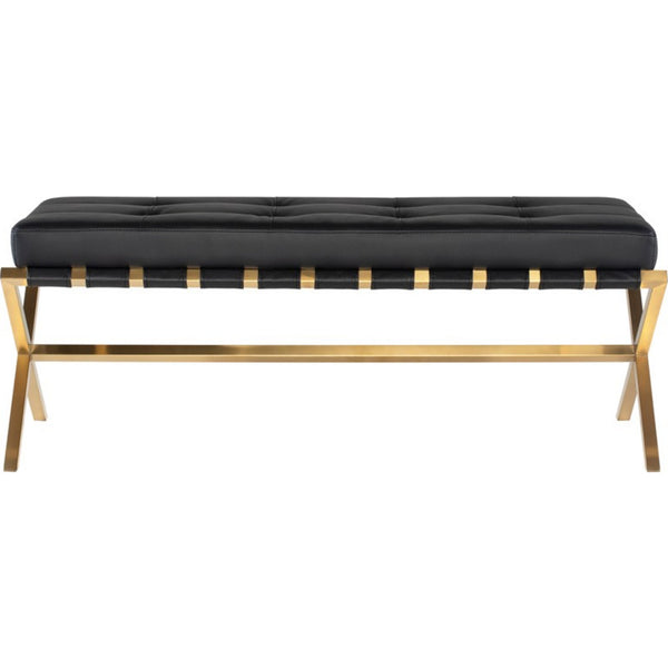 Nuevo Auguste Occasional Bench | Black