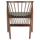 Nuevo Danson Sleigh Back | Ash Stained Walnut / Black HGYU103