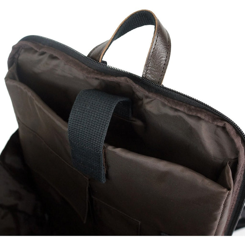 Harvest Label Leather Avenue Backpack | Navy HHC-1526-NVY