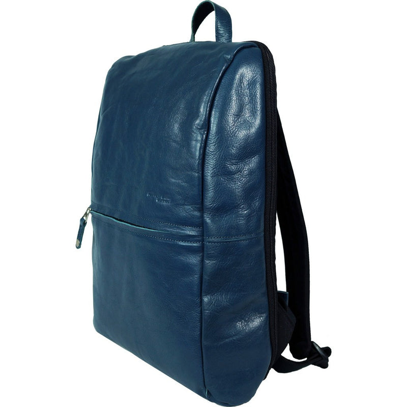 Harvest Label Leather Avenue Backpack | Blue HHC-1526-BLU