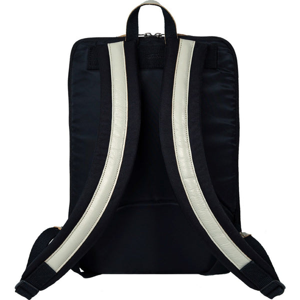 Harvest Label Leather Avenue Backpack | Beige HHC-1526-BEG