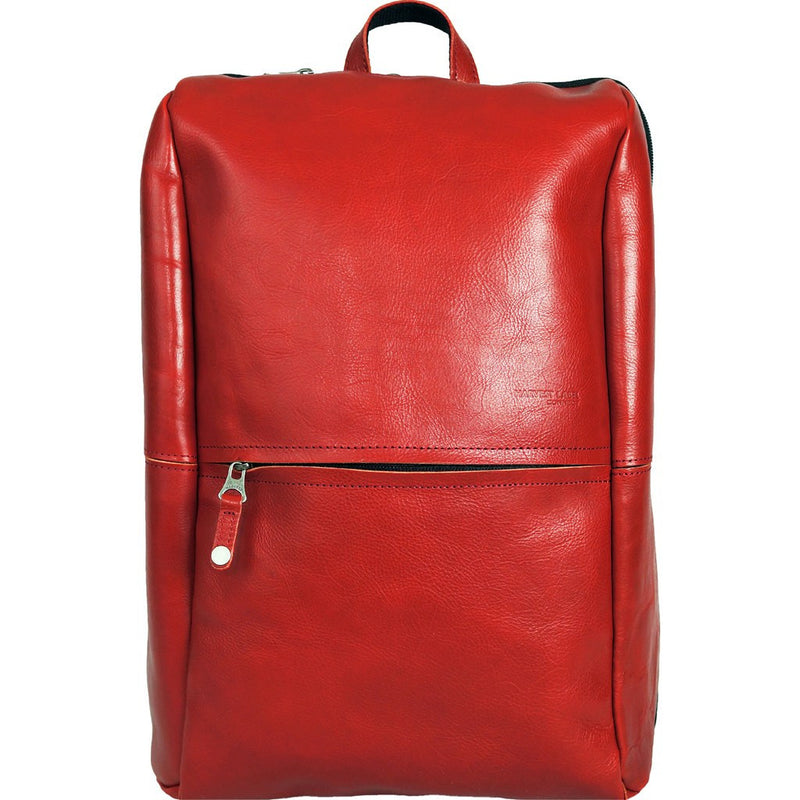 Harvest Label Leather Avenue Backpack | Red HHC-1526-RD
