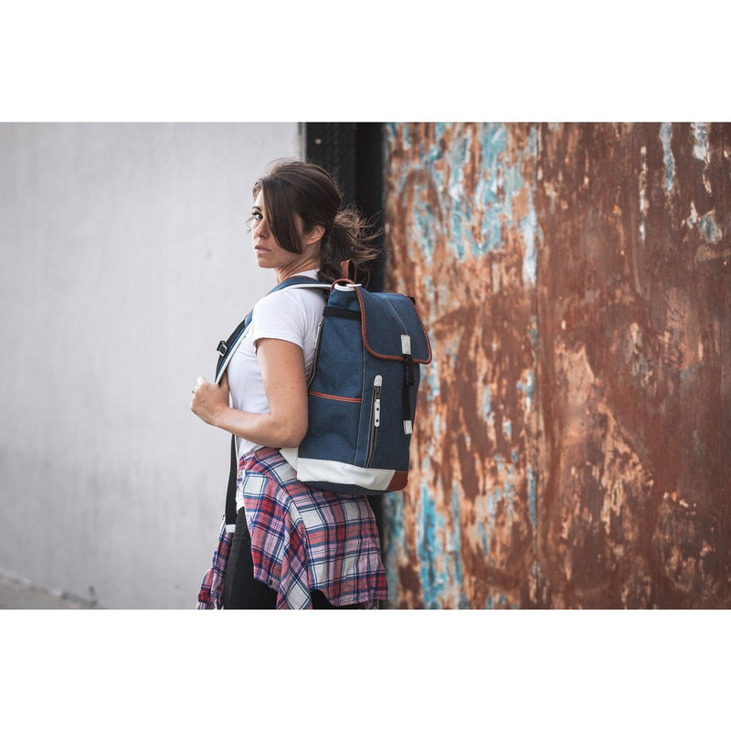 Harvest Label Palette Flaptop Backpack | Blue HHC-5769-BLU