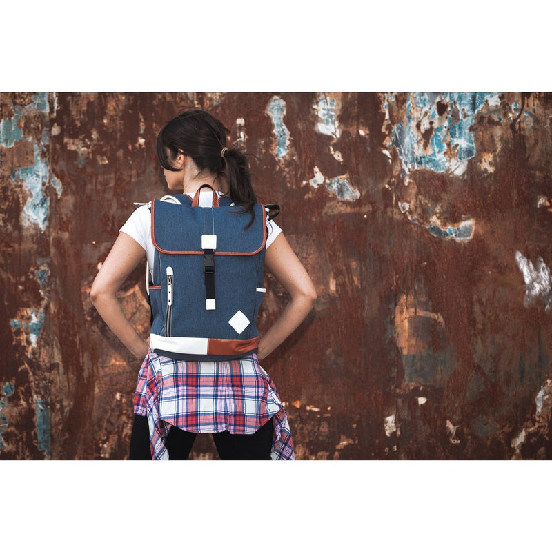 Harvest Label Palette Flaptop Backpack | Blue HHC-5769-BLU