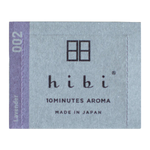 Hibi Box of 30 Incense Matches | Lavender