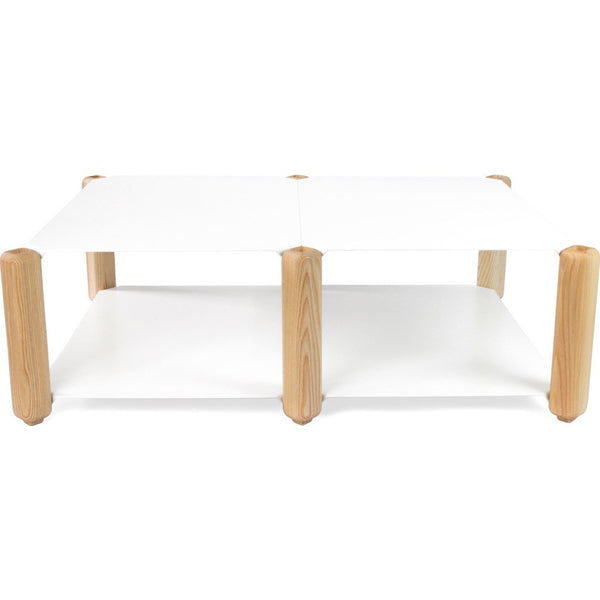Esaila Heavystock Low Coffe Table Table-White  HLT-01-WHT