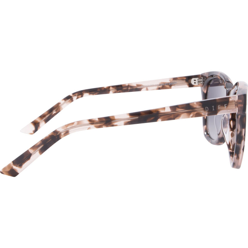 DIFF Eyewear Ryder Sunglasses | Himalayan Tortoise + Smoke Gradient + Polarized