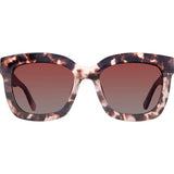 DIFF Eyewear Carson Sunglasses | Himalayan Tortoise + Rose Gradient + Polarized