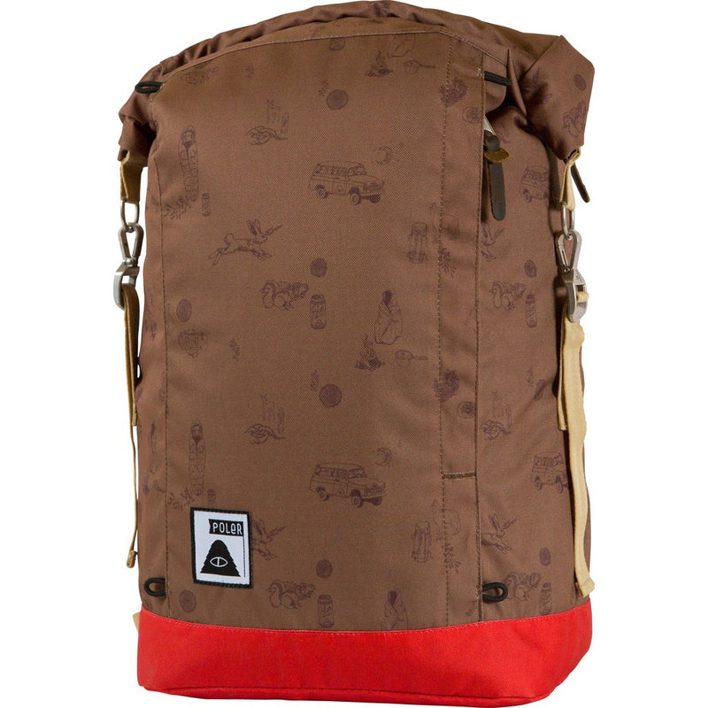 Poler Holiday Rolltop 2.0 Backpack | Brown