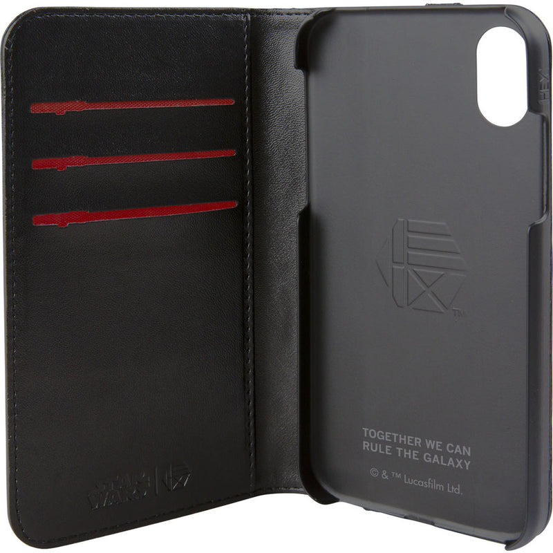 Hex Wallet For Iphone X | Darth Vader Black Emboss HX2531-DVBE