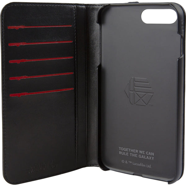 Hex Wallet For Iphone 8 Plus | Darth Vader Black Emboss HX2532-DVBE