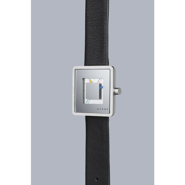 Hygge 2089 Series Silver Watch | Leather