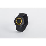 Hygge 3012 Series Black/Yellow Watch | Leather