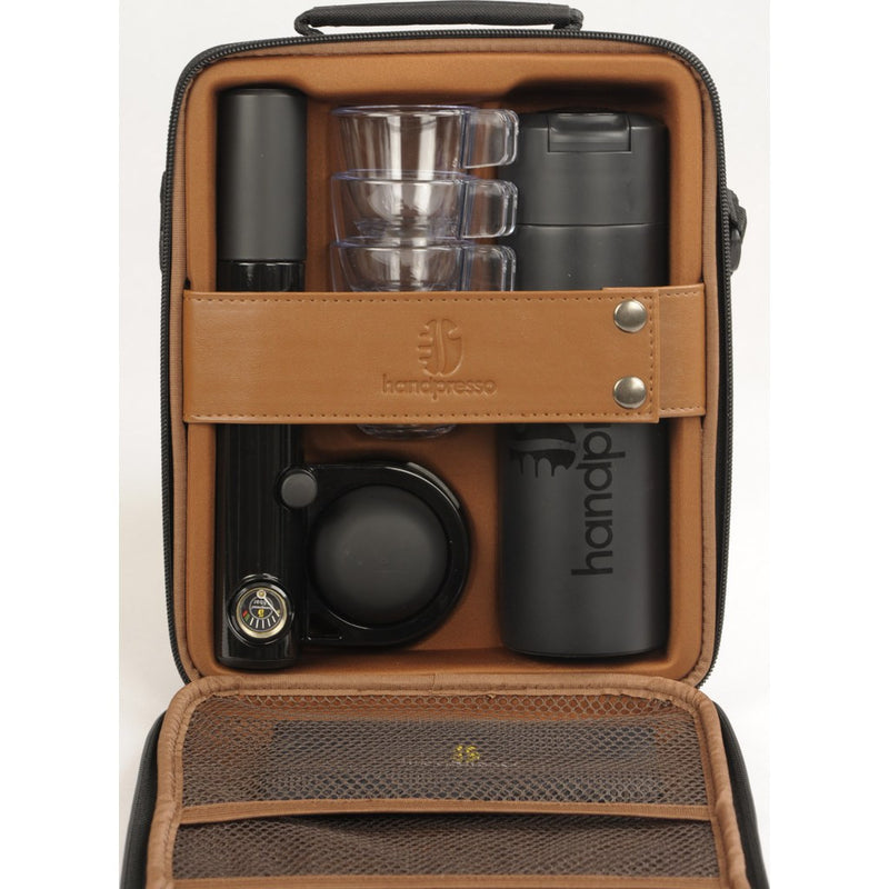 Handpresso Outdoor Pump Case | Black/Brown HPPICNICCASE