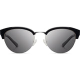 Shwood Hayden Acetate Sunglasses | Black & Silver / Grey WWAHBSG
