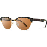 Shwood Hayden Acetate Sunglasses | Dark Speckle & Gold / Brown WWAHDSGB