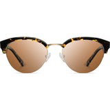 Shwood Hayden Acetate Sunglasses | Dark Speckle & Gold / Brown WWAHDSGB