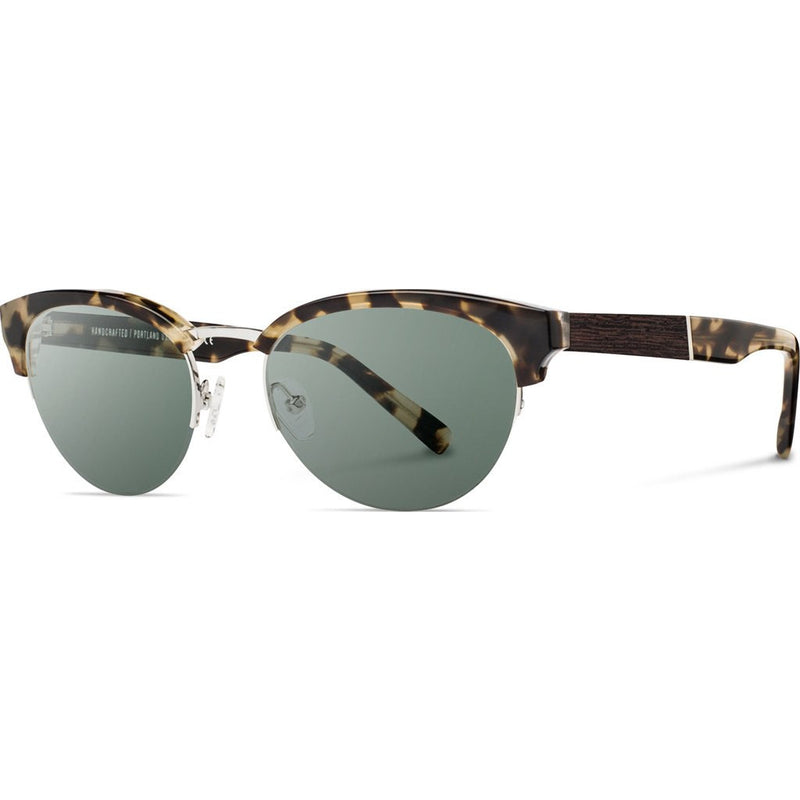 Shwood Hayden Acetate Sunglasses | Vintage Tortoise & Silver / G15 WWAHVTSF