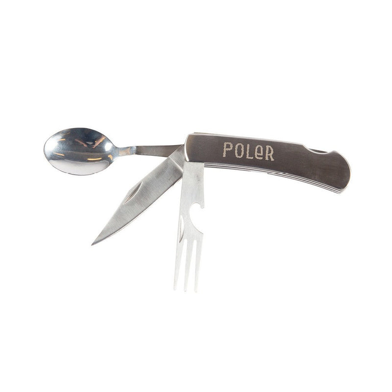 Poler 3 in 1 Fuzzy Font Hobo Knife | Stainless Steel