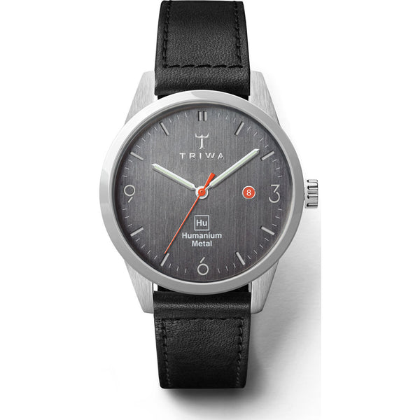 Triwa Hu 39D Gray Watch | Black Hu39D-SC010112