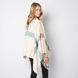 Faribault Huntley Wool Cape | Cream 14855 One Size