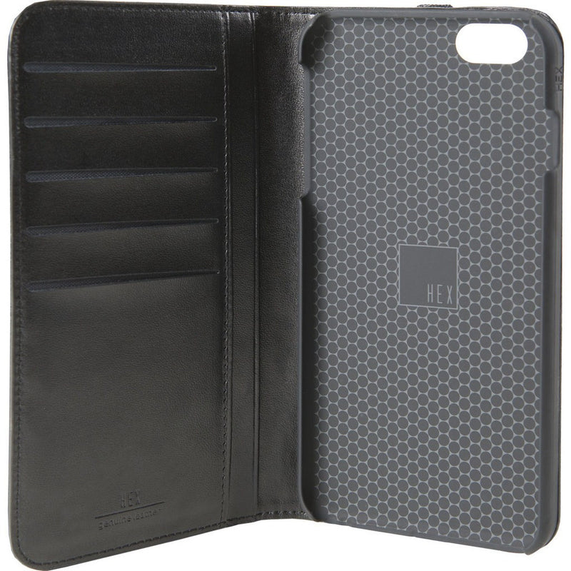 Hex Icon Wallet for iPhone 6/6s Plus | Black White Stingray BWSR HX1835