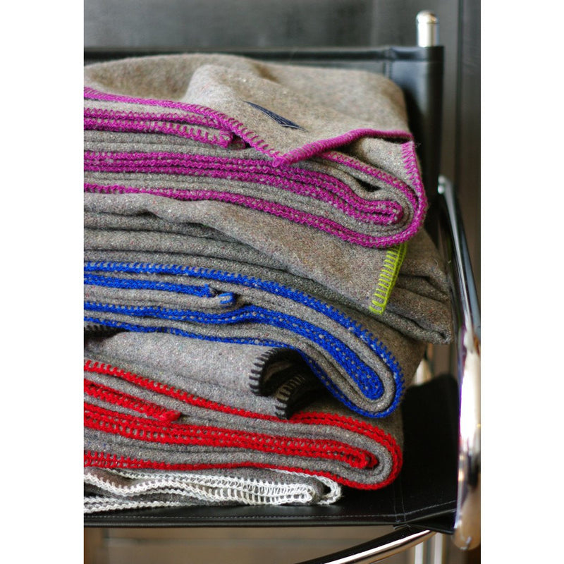 Faribault Eco-Woven Wool Throw | White 14213 50x72