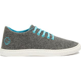 Baabuk Wool Sneaker | Light Grey/Turquoise 35