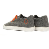 Baabuk Wool Sneaker | Light Grey/Orange 38