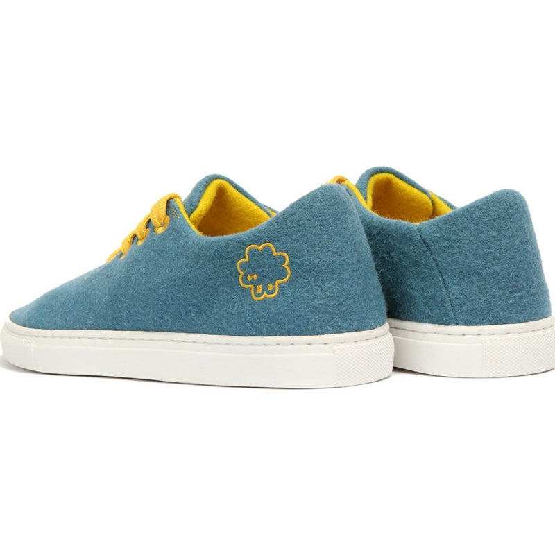 Baabuk Wool Sneaker | Light Blue/Yellow 38