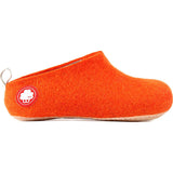 Baabuk Gus Wool Slippers | Orange 35 GUS02-R6-R-35