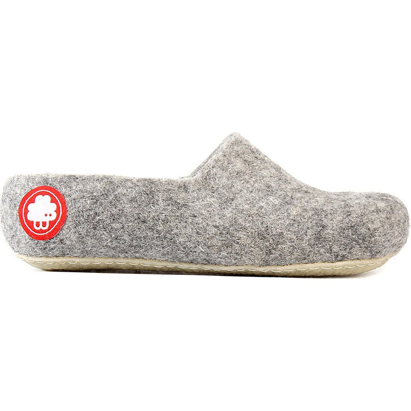 Baabuk Jeremy Wool Slippers | Light Grey 35 JER02-LG-R-35