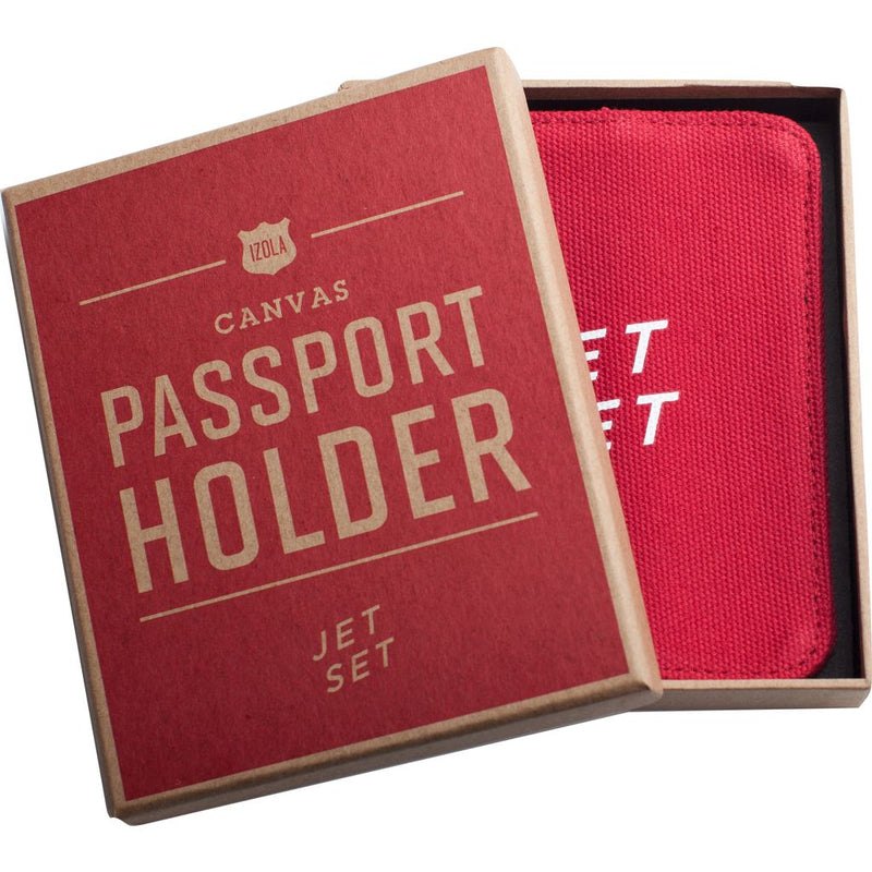 Izola Jet Set Passport Holder | Red 9003