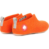 Baabuk Gus Wool Slippers | Orange 37 GUS02-R6-R-37