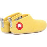 Baabuk Gus Wool Slippers | Yellow 37 GUS02-Y4-R-37