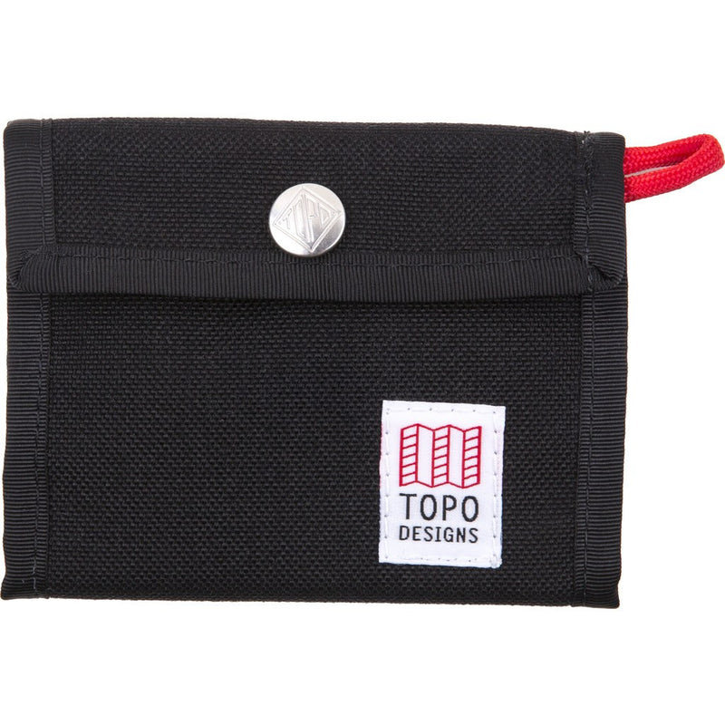 Topo Designs Tri-Fold Snap Wallet | Black