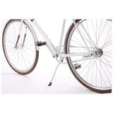 Sole Bicycles Ayu City City Cruiser Bike | Gloss White/Brown Accents CTB 003-58