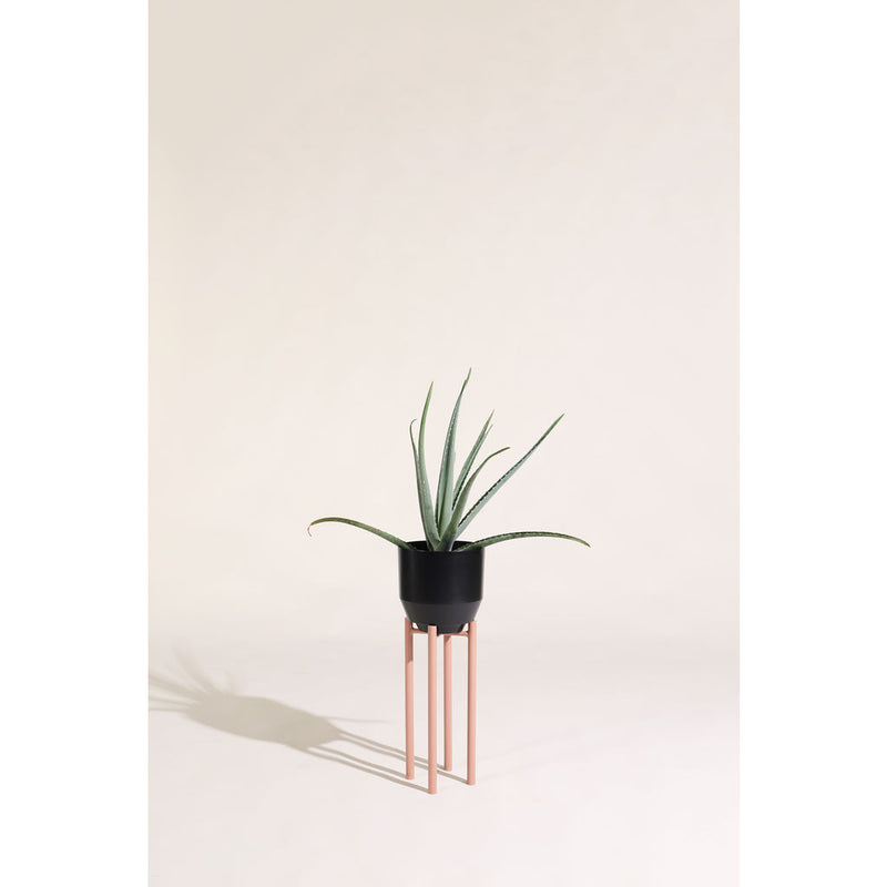 Yield Design Black Spun Planter