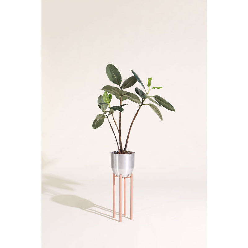 Yield Design Silver Spun Planter