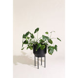 Yield Design Black Spun Planter