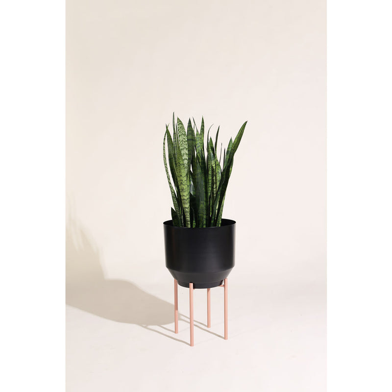 Yield Design Black Spun Planter